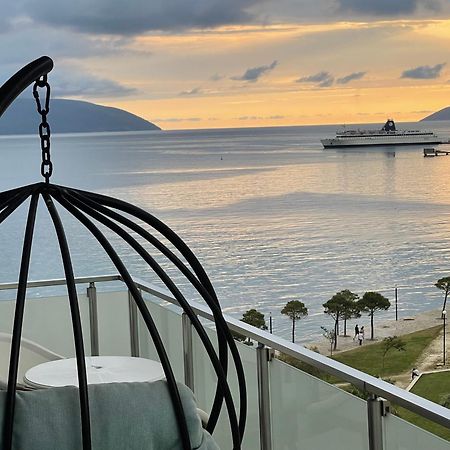 Luxury Seaview Vlora Flat Free Parking Apartment Luaran gambar