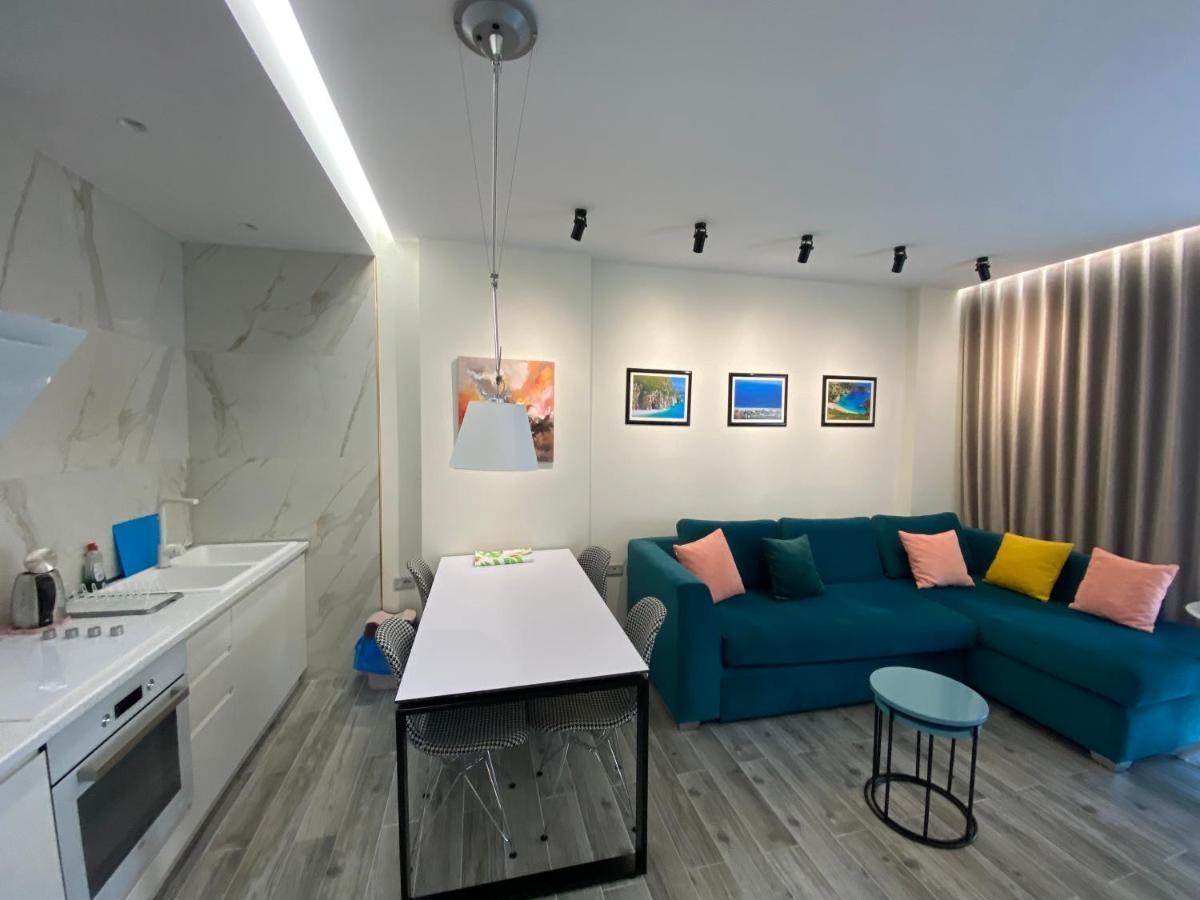Luxury Seaview Vlora Flat Free Parking Apartment Luaran gambar